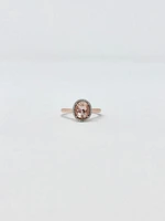 Morganite and Diamond Ring