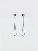 14K Gold 0.44cttw Diamond Dangle / Chandelier Earrings