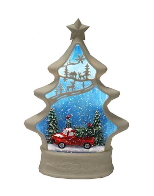 LED Liquid Spinner Xmas Tree with Truck