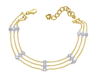 14K Yellow Gold 0.45cttw Diamond Bracelet