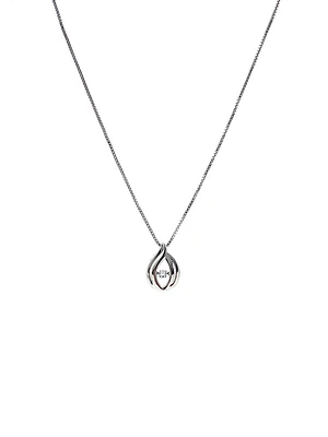 Diamond Silver Necklace