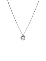 Diamond Silver Necklace