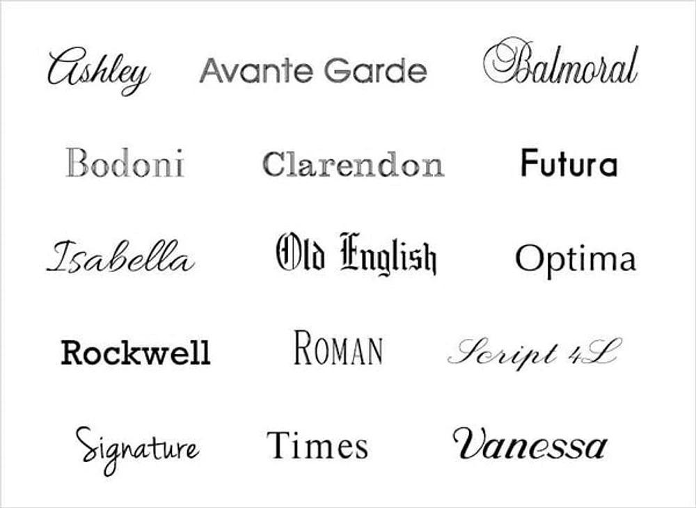 Engraving Fee - Up to characters