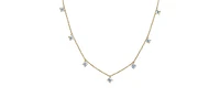 14K Yellow Gold Lab Grown 1.61cttw Diamond Necklace, 18"