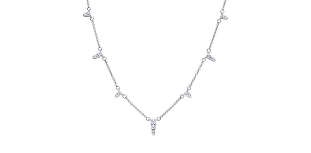 14K Gold 0.50cttw Canadian Diamond Pendant, 18"