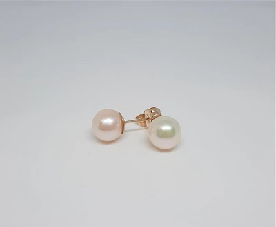 6.5-7.0mm Pearl Stud Earrings
