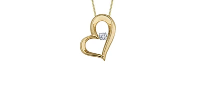 Yellow Gold Diamond Pendant