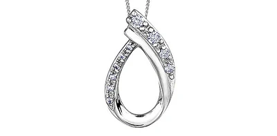 White Gold Diamond Pendant