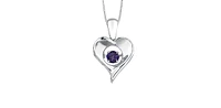 Sterling Silver Amethyst Pendant