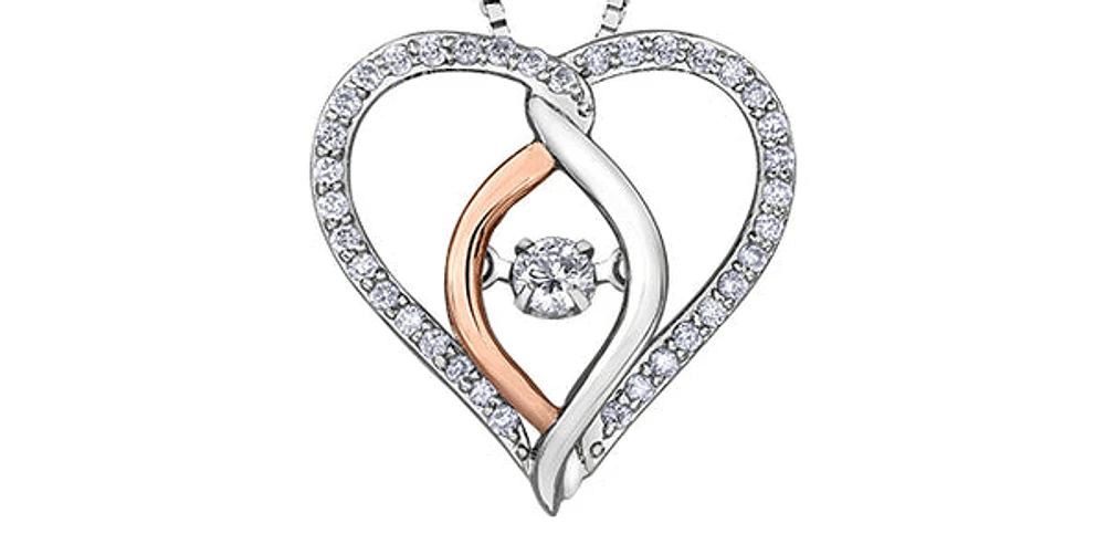 Heart shape Diamond Necklace