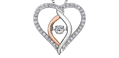 Heart shape Diamond Necklace