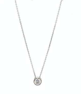 Silver Moissanite Pendant