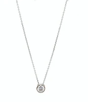Silver Moissanite Pendant