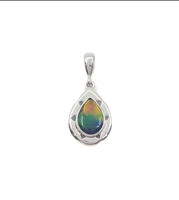 925 Sterling Silver Ammolite Pendant