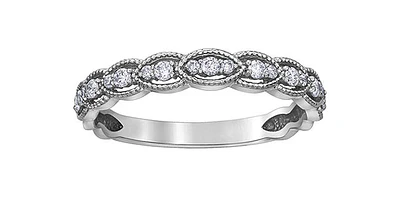 10K White Gold 0.20cttw Diamond Ring