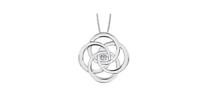 Canadian Diamond Silver Necklace