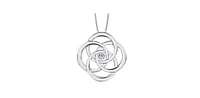 Canadian Diamond Silver Necklace