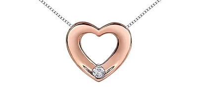 Rose Gold Canadian Diamond Pendant
