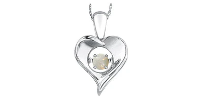 Sterling Silver Opal Pendant