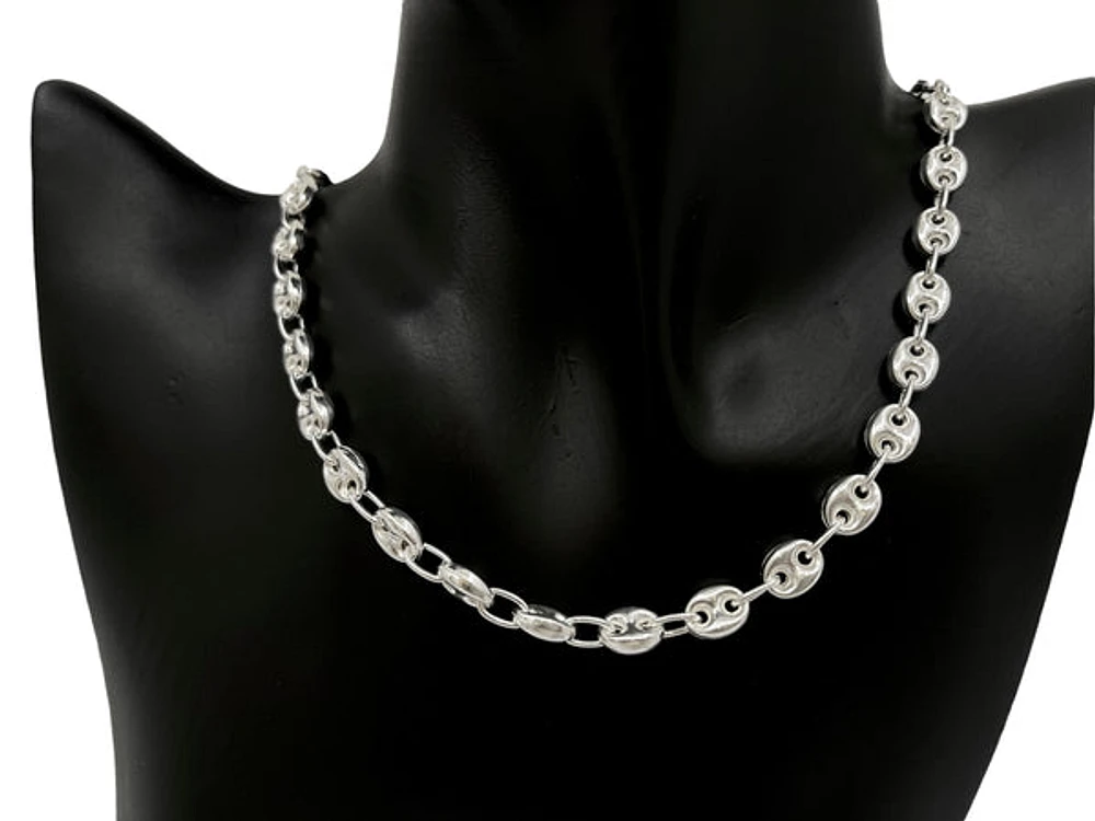 925 Sterling Silver 7.0mm Mariner Chain with Lobster Clasp
