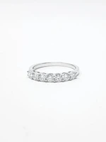 Moissanite Wedding Band