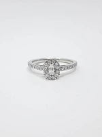 Emerald Cut Diamond Ring