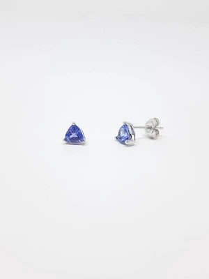 Tanzanite Stud Earrings