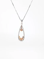Two-Tone Diamond Pendant