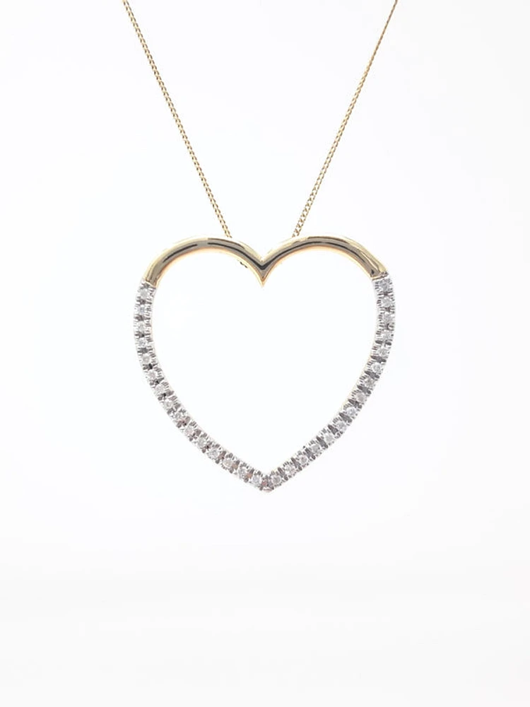 Diamond Heart Pendant