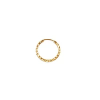 10K Gold 27mm Sleeper/Keeper/Hoop Earrings