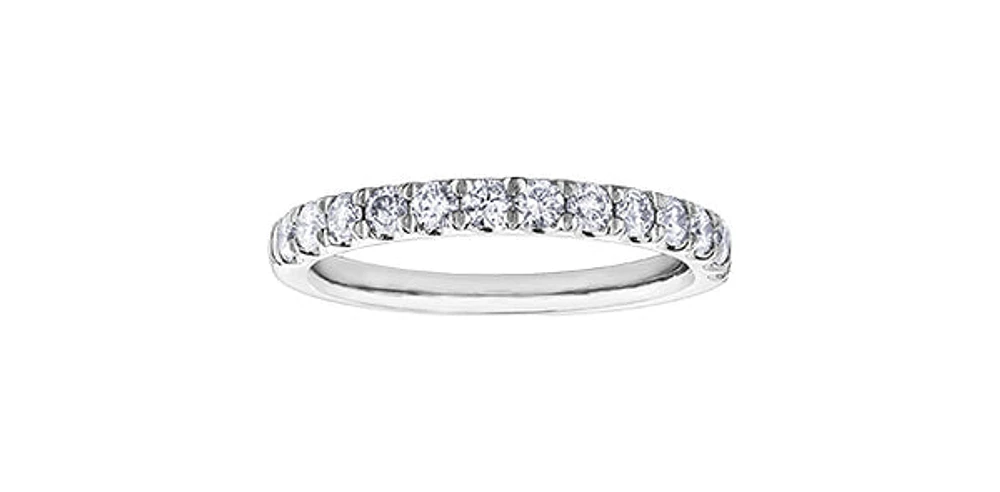 10K White Gold 0.50cttw Diamond Ring, size 6.5