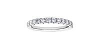 10K White Gold 0.50cttw Diamond Ring, size 6.5
