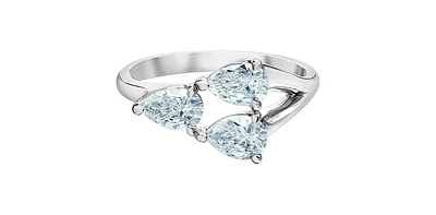 14K Gold 1.50cttw Lab Grown Pear Cut Diamond Ring - / 4.5
