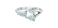 14K Gold 1.50cttw Lab Grown Pear Cut Diamond Ring - / 4.5