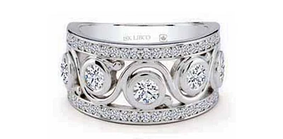 14K White Gold 1.17cttw Canadian Diamond Ring, size 6.5