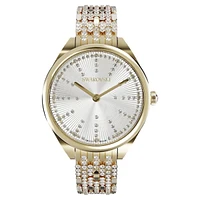 5610484 Swarovski Pave Attract watch Metal bracelet, White, Gold-tone - Core