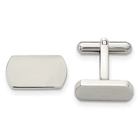 Stainless Steel Polished Cufflinks