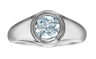 14K Lab Grown Round Brilliant Cut 1.50cttw Bezel Set Diamond Band - Gold / 1.50 Total Weight 4.5