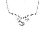 14K White Gold 0.25cttw Fancy Diamond Necklace