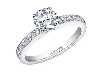 Platinum 0.69-2.49cttw Canadian Round Brilliant Diamond Engagement Ring, 6.5 - 0.69 Carat Total /
