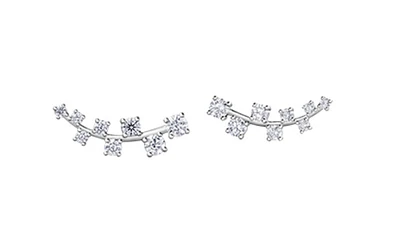 14K White Gold 1.02cttw Canadian Diamond Stud Earrings