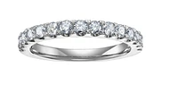 18K White, Yellow, or Rose Gold 0.50-0.60cttw Canadian Diamond Band - / Carat Total