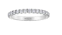 18K White, Yellow, or Rose Gold 0.74cttw Canadian Diamond Eternity Band