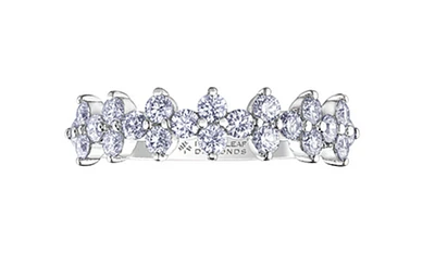 18K White, Yellow, or Rose Gold 0.77-1.00cttw Canadian Diamond Band - / Carat Total