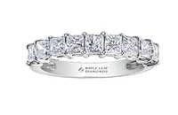 18K White, Yellow, or Rose Gold With Palladium Alloy (hypoallergenic) 1.35-2.07cttw Canadian Diamond Band - / Carat Total