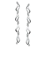 14K White Gold 0.20cttw Round Brilliant Canadian Diamond Earrings