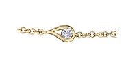 14K Yellow Gold 0.32cttw Canadian Diamond Tennis Bracelet