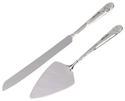 2 Piece Silver Cake Server WJ1CS