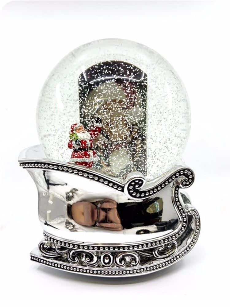 Santa with Frame Musical Waterglobe
