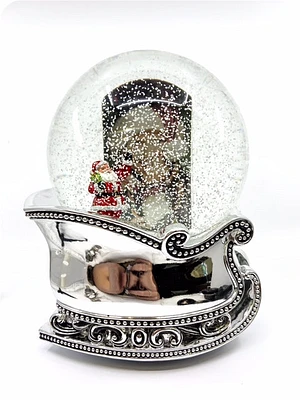 Santa with Frame Musical Waterglobe